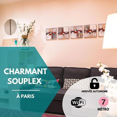 Appartamento Charming Souplex In Parigi Esterno foto
